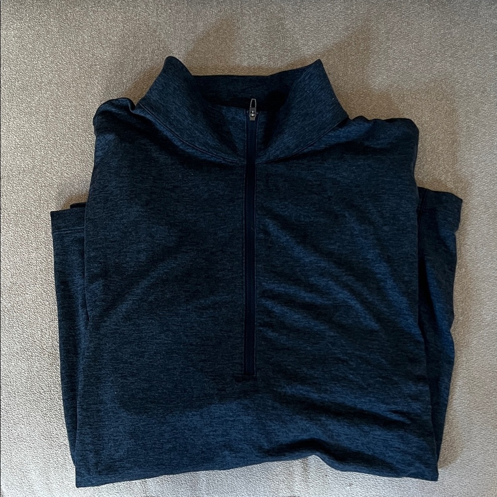 Brand new lululemon athletica Men's Navy Quarter Zip Sweater